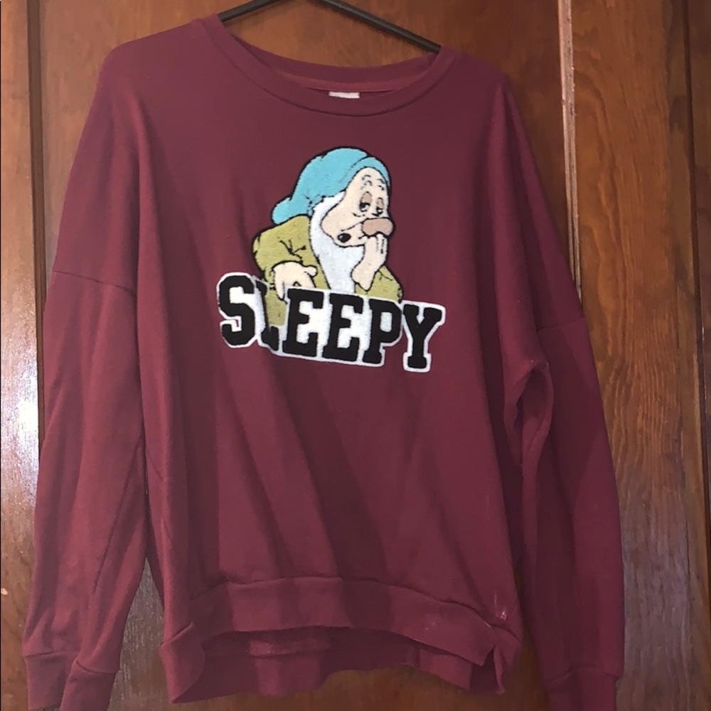 Disney sleepy sweatshirt